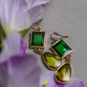Green Earrings