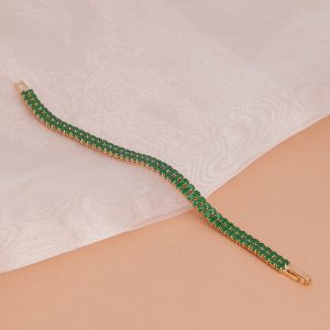 Green chain bracelet